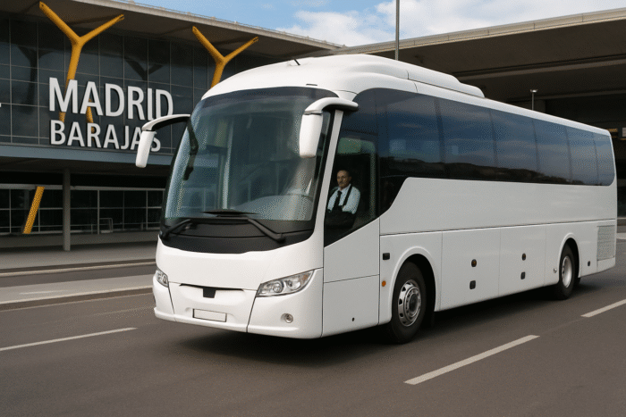Rent a Bus for Madrid Airport Transfer