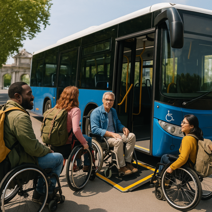 Accessible Bus Hire for Reduced Mobility in Madrid