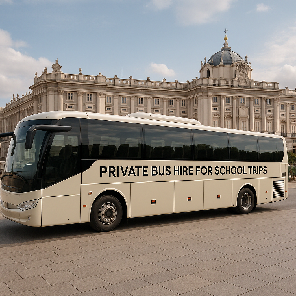 Private Bus Hire for School Trips in Madrid: Ensuring Safe, Comfortable, and Memorable Group Travel